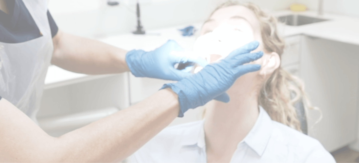 Patient receiving treatment