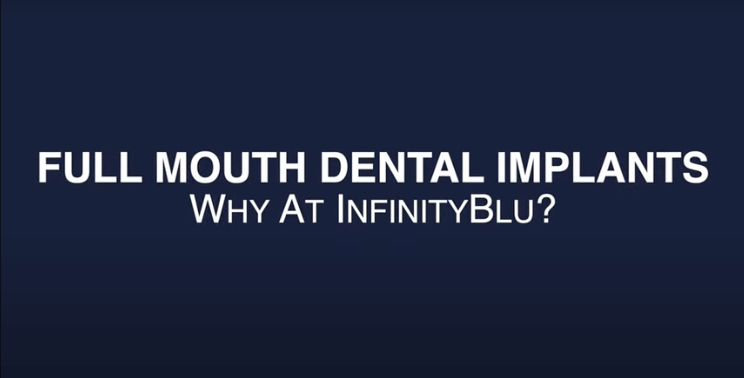 FAQ - Why Infinityblu?